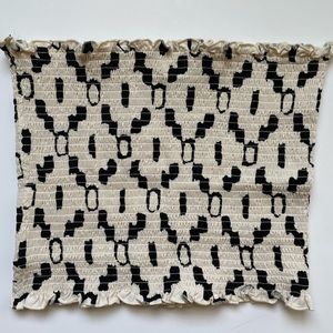 NWOT H&M Smocked Shirred Tube Top